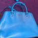 Coach Bags | Coach Christie Carryall Satchel Blue Leather! Perfect Condition! | Color: Blue | Size: Os