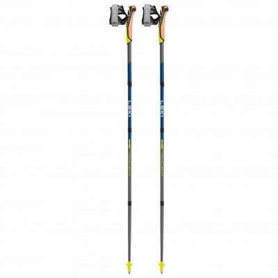 Leki - Traveller FX.One Carbon - Nordic Walking Stöcke Länge 105 cm grau/gelb Image