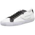 DIESEL Herren Leroji Sneakers, White/Black-H1527 Low, 35 EU