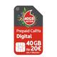 Prepaid CallYa Digital | Frühjahrsaktion: 40 GB statt 20 GB Datenvolumen | 20 Euro Startguthaben | | monatlich kündbar | 5G-Netz | Telefon- & SMS-Flat