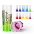 AGH Sublimation Colored Shot Glasses 3 oz Set of 12 Frosted Shot Glasses Sublimation Blanks Products Personalized Shot Glasses Bulk with Heavy Base for Whiskey, Tequila, Vodka, Espresso