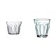 Duralex 1040AB06A0111 Provence Trinkglas, Wasserglas, Saftglas, 250ml, Glas, transparent, 6 Stück & 1024AB06/6 Becherglas, 130 ml Fassungsvermögen, transparent, 6 Stück