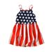 ZHAGHMIN Girls Jeans Size 7 Toddler Kids Girls 4Th Of July Words Summer Usa Flag Independence Day Slip Dress Star And Stripes Flag Pattern Mom And Baby Matching Shoes Thanksgiving Clothes for Girls
