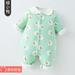 QWZNDZGR Baby Warm One-Piece Clothes Pure Cotton Thickened Cotton Jacket Winter Clothing Baby Romper Spring And Autumn Outside Newborn Sleeping Bag