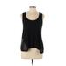 Silence and Noise Sleeveless Blouse: Black Tops - Women's Size Large