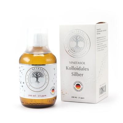 Vinetasol kolloidales Silber 25 ppm 200 ml Flüssigkeit Image