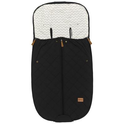 Fußsack FILLIKID "Sommerfußsack Light Big, schwarz", Baby, schwarz (schwarz, weiß), Baumwolle, Fußsäcke Image