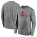 Men's Nike Heather Gray San Francisco Giants Authentic Collection Team Logo Legend Performance Long Sleeve T-Shirt