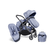 iCandy Orange 3 Travel System - Double Mist Blue Marl