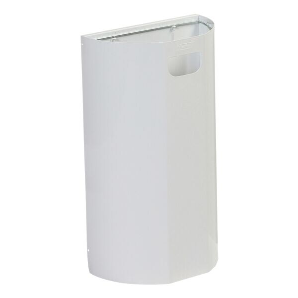 cookmax Wand-Abfalleimer halbrund 40 Liter weiß, 40x66x21 cm Image