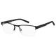 Tommy Hilfiger Unisex Th 1996 Sunglasses, 003/19 MATT Black, 53