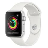 Pre-Owned Apple Watch Series 3 38mm GPS - Silver Aluminum Case - White Sport Band (2017) - Refurbished - Good