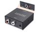 SOUTHSKY 48khz Analog to Digital Audio Converter Stereo Analog 3.5mm Aux Jack R/L RCA to Digital Coaxial Toslink Optical SPDIF Audio Adapter Box