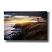 Epic Graffiti Sunset at Yaquina Head Lighthouse Oil Painting by Rick Berk Canvas Wall Art 60 x40