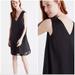 Madewell Dresses | Madewell Nightshine Black Silk Mini Dress | Color: Black | Size: 6