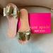 Kate Spade Shoes | Euc Size 7.5 Medium Gold Bow Cicely Flats Kate Spade | Color: Gold | Size: 7.5