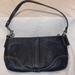 Coach Bags | Coach Leather Wristlet Wallet Clutch Bag Black Pebbled With Strap | Color: Black | Size: Os