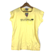 Nike Tops | New Nike Volleyball Shirt Large Womens Fitted V Neck Yellow #6 Bump Set Spike Y | Color: Yellow | Size: L