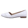 Hush Puppies Women's Marley Ballerina Ballet Flat, White, 6 UK