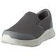 Skechers Men's 216485 Gry Trainers, Grey Textile/Grey Leather/Grey Trim, 14 UK