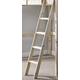 Strictly Beds and Bunks Pine Bunkbed Ladder - Replacement Bunk Bed Slanted Ladder Solid Pine, Natural, White, Black or Grey (Natural)