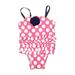 Old Navy One Piece Swimsuit: Pink Polka Dots Sporting & Activewear - Size 0-3 Month