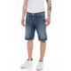 Replay Herren Jeans Shorts Straight-Fit Grover Straight-Fit aus 100% Baumwolle, Blau (Dark Blue 007), W36