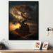 Design Art Bonsai Tree at Sunset - Graphic Art on Canvas in Brown/Yellow | 20 H x 12 W x 1 D in | Wayfair FL58460-12-20-BK