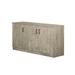 Saint Birch 6 - Shelf Storage Cabinet Wood in Gray | 29.5 H x 57.5 W x 17.1 D in | Wayfair SBAK4125CFGO