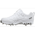 Mizuno 9-SpikeÂ® Ambition 2 Low Men s Metal Baseball Cleat Size 14 White (0000)