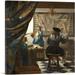 ARTCANVAS The Art Of Painting 1665 Canvas Art Print by Johannes Vermeer - Size: 18 x 18 (1.50 Deep)