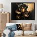 House of Hampton® and Gold Gladiolus I - Painting on Canvas Metal in Black | 24 H x 32 W x 1 D in | Wayfair 2A23698CD2024AAFB76F07D534637A98