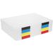 4Pcs File Storage Box File Organizer Document Storage Box Transparent File Box Office File Container