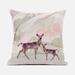 Loon Peak® Edica Throw Square Pillow Cover & Insert Polyester/Polyfill blend in Pink | 18 H x 18 W x 5 D in | Wayfair
