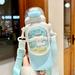 460Ml Kawaii Hello Kittys Insulated Cup Cartoon Sanrios Melody Kuromi Cinnamoroll316 Material Portable Straw Cup Childrenâ€˜s Gift