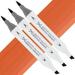 Artfinity Sketch Marker Sets - Vibrant Professional Dye-Based Alcohol Markers for Artists Drawing Students Travel & More! - [Pumpkin Orange YR3-5 - Set of 3]