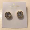 Kate Spade Jewelry | Kate Spade Cz Diamond & Gold Stud Earrings | Color: Gold | Size: Os