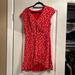 J. Crew Dresses | J Crew Mini Ruffle Dress Size 8 | Color: Red | Size: 8