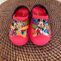 Disney Shoes | Disney Junior Mickey Mouse Donald Duck Red Clogs Size 7-8 | Color: Red | Size: 7.5b