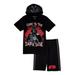 Disney Pajamas | Darth Vader Hooded T-Shirt & Shorts Pajama Set - Nwt! | Color: Black | Size: 4b