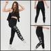 American Eagle Outfitters Pants & Jumpsuits | American Eagle / Aerie Offline Real Me High Waisted Graphic Legging | Color: Black | Size: S