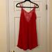 Victoria's Secret Intimates & Sleepwear | *Vintage* Victoria Secret Gold Tag - Red Sexy Red Slip Dress - L | Color: Red | Size: L