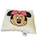 Disney Bedding | Minnie Mouse Plush Stuffed Animal Walt Disney 11x10 Throw Pillow Collectible Vtg | Color: Pink/White | Size: Os
