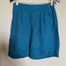 Athleta Shorts | Athleta Playa Linen Bermuda Short. Size 8. Ocean | Color: Blue | Size: 8