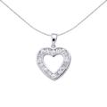 Jewelco London Pendants-Hearts