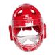 Harilla Taekwondo Face Shield Ventilated Martial Arts Headgear Kids Adults Karate Headgear Adult Children Karate Headgear Mma Sport Head Guard for Taekwondo Sparring Boxing Kickboxing, Red, M