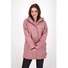 Regenjacke DEPROC ACTIVE "Friesennerz NEW ELLESMERE", Damen, Gr. 44 (L), lila, Obermaterial: 100% Polyurethan;Futter: 100% Polyester, casual, figurumspielend, Langarm gerader Abschluss mit Druckknopf, Jacken, auch in Großen Größen erhältlich