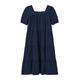 s.Oliver Junior Girl's Midi Kleid mit Stickerei, Blue, 140