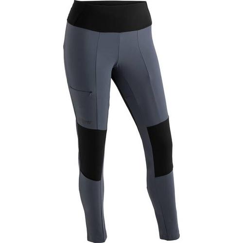 MAIER SPORTS Damen Caprihose Dacit, Größe 42 in Grau