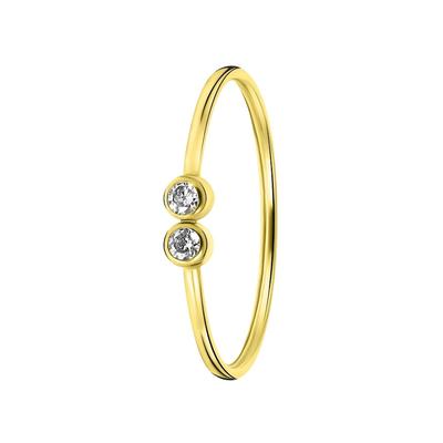 Lucardi Ringe 585 Gold - goldfarbig 52mm Herren Image